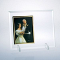 Beveled Flat Glass Vertical Photo Frame *frame Size 5" X 3-1/2"